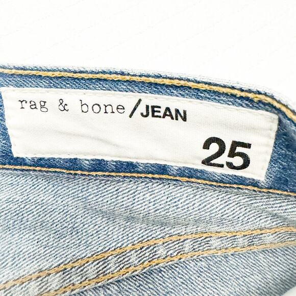 Rag & Bone Marilyn Crop Ramona Boyfriend Jeans Floral Embroidery Size 25 $229 - Picture 5 of 9